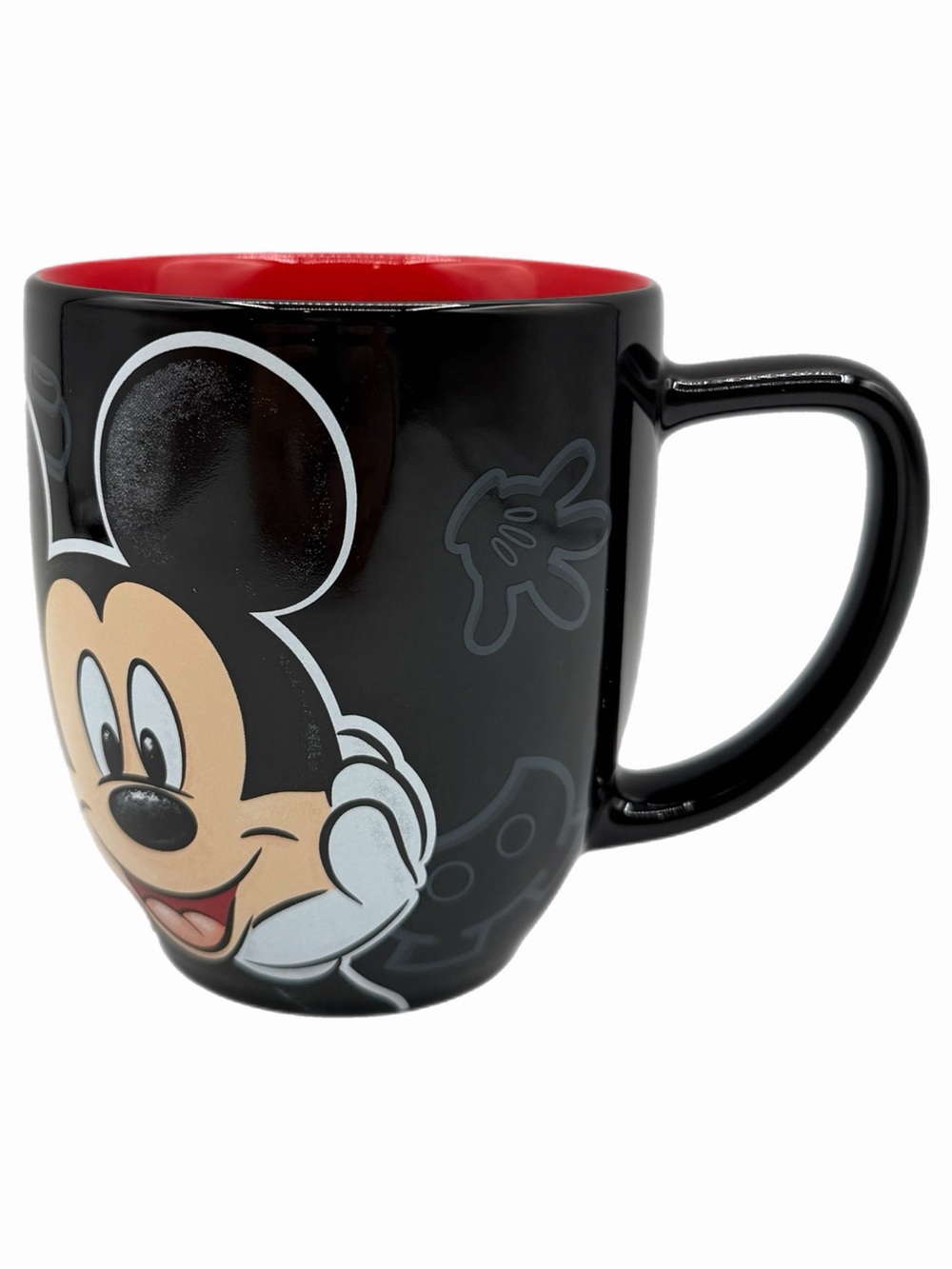Disney Parks Mickey Mouse Portrait Ceramic Coffee Mug – Black
